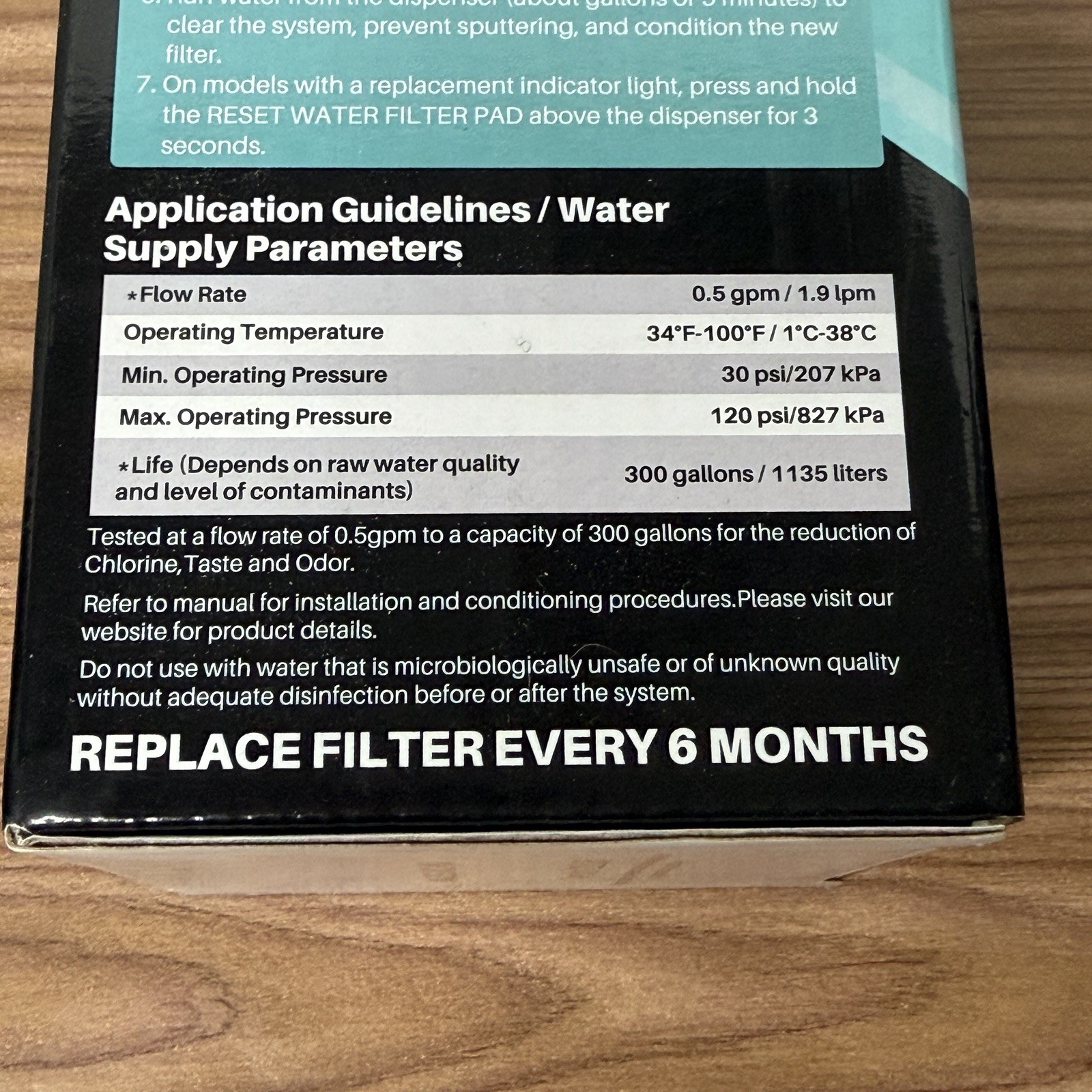 New ICEPURE PRO RWF0100AH Refrigerator Water Filter SEALED in Plastic