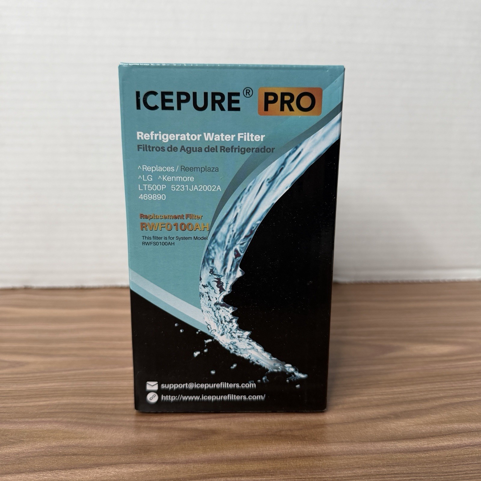 New ICEPURE PRO RWF0100AH Refrigerator Water Filter SEALED in Plastic